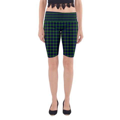 Lamont Tartan Yoga Cropped Leggings from ArtsNow.com