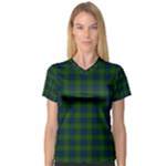 Lauder Tartan Women s V-Neck Sport Mesh Tee