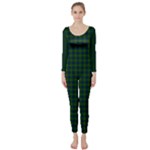 Lauder Tartan Long Sleeve Catsuit