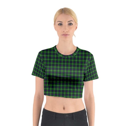 MacDonald of the Isles Tartan Cotton Crop Top from ArtsNow.com