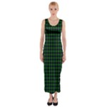 MacDonald of the Isles Tartan Fitted Maxi Dress