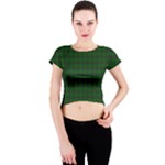 MacLean Tartan Crew Neck Crop Top