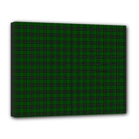 MacLean Tartan Canvas 14  x 11  (Stretched) from ArtsNow.com