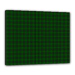 MacLean Tartan Canvas 20  x 16  (Stretched)