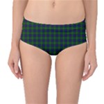 Sinclair Tartan Mid-Waist Bikini Bottoms