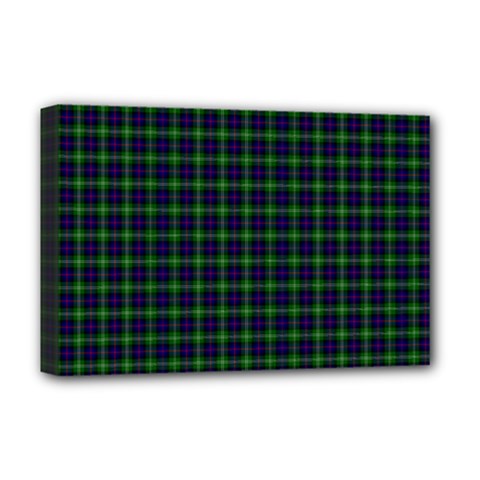 Sutherland Tartan Deluxe Canvas 18  x 12  (Stretched) from ArtsNow.com