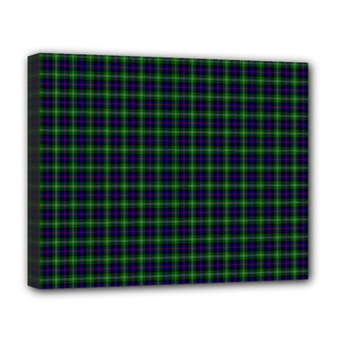 Sutherland Tartan Deluxe Canvas 20  x 16  (Stretched) from ArtsNow.com