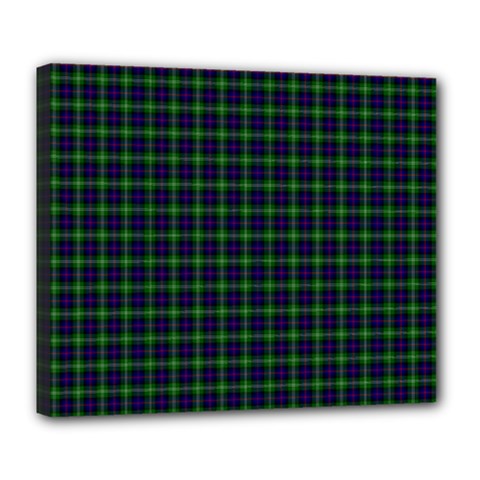 Sutherland Tartan Deluxe Canvas 24  x 20  (Stretched) from ArtsNow.com