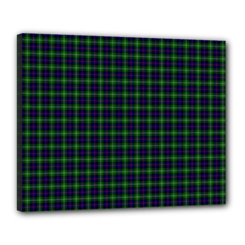 Sutherland Tartan Canvas 20  x 16  (Stretched) from ArtsNow.com