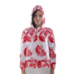 lobster print  Hooded Wind Breaker (Women)