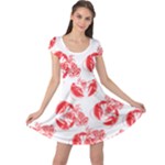 lobster print  Cap Sleeve Dress