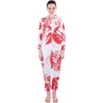 lobster print  Hooded Jumpsuit (Ladies)