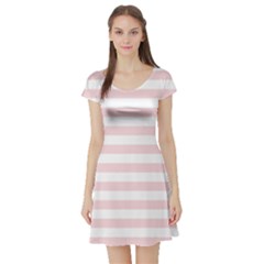 Short Sleeve Skater Dress Front