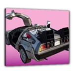 Delorean Canvas 24  x 20  (Stretched)