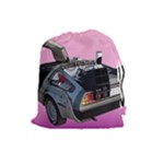 Delorean Drawstring Pouch (Large)