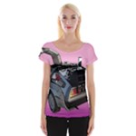 Delorean Women s Cap Sleeve Top