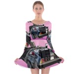 Delorean Long Sleeve Skater Dress