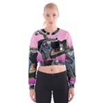 Delorean Women s Cropped Sweatshirt