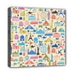 world Travel Mini Canvas 8  x 8  (Stretched)