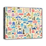 world Travel Deluxe Canvas 20  x 16  (Stretched)