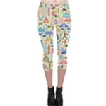 world Travel Capri Leggings 