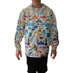 world Travel Hooded Wind Breaker (Kids)