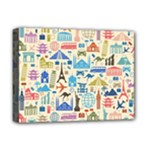 world Travel Deluxe Canvas 16  x 12  (Stretched) 