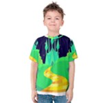 yellow brick road  Kid s Cotton Tee