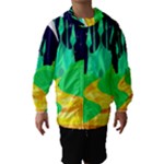 yellow brick road  Hooded Wind Breaker (Kids)