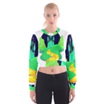 yellow brick road  Women s Cropped Sweatshirt