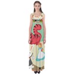 Through The Looking Glass Empire Waist Maxi Dress