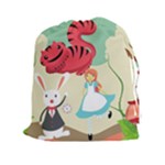 Through The Looking Glass Drawstring Pouch (XXL)