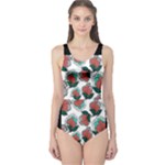 Coral Floral One Piece Swimsuit