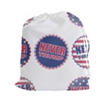 never trump Drawstring Pouch (XXL)