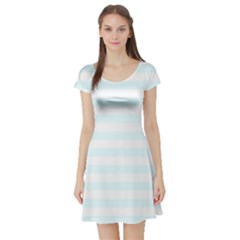 Short Sleeve Skater Dress Front