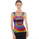 Psychedelic Rainbow Spiral Tank Top