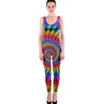 Psychedelic Rainbow Spiral OnePiece Catsuit