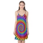 Psychedelic Rainbow Spiral Camis Nightgown 