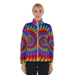 Psychedelic Rainbow Spiral Winter Jacket