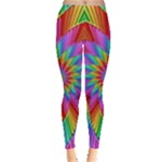 Psychedelic Rainbow Spiral Leggings 