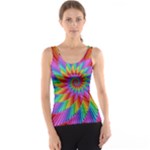 Psychedelic Rainbow Spiral Tank Top