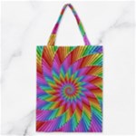 Psychedelic Rainbow Spiral Classic Tote Bag