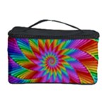 Psychedelic Rainbow Spiral Cosmetic Storage Case