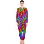 Psychedelic Rainbow Spiral OnePiece Jumpsuit (Ladies)