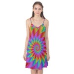 Psychedelic Rainbow Spiral Camis Nightgown 