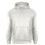 Horizontal Stripes - White and Ivory Men s Pullover Hoodie