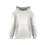 Horizontal Stripes - White and Ivory Kid s Pullover Hoodie