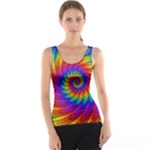 Psychedelic Rainbow Spiral Tank Top