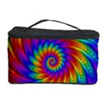 Psychedelic Rainbow Spiral Cosmetic Storage Case