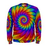 Psychedelic Rainbow Spiral Men s Sweatshirt